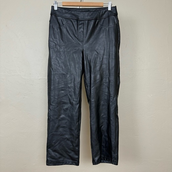 Laundry by Shelli Segal Faux Leather Pants - Picture 1 of 6